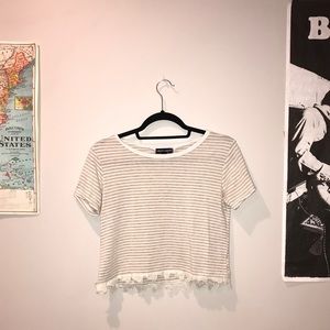Striped Crop Top